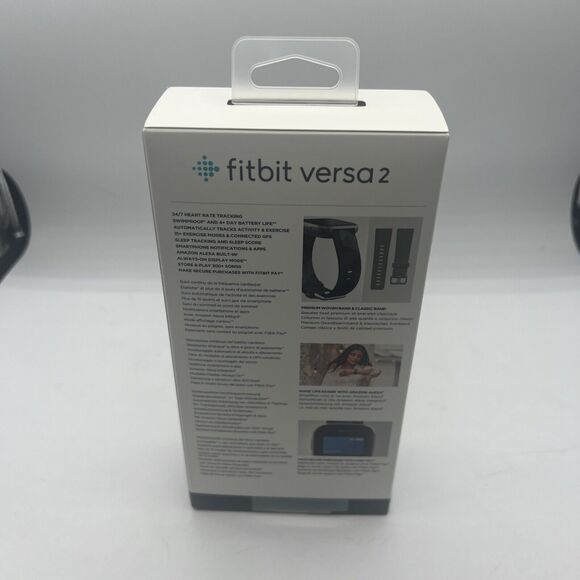 Fitbit Versa 2 Special Edition Activity Tracker - Smoke Woven/Mist Gray - Picture 3 of 6